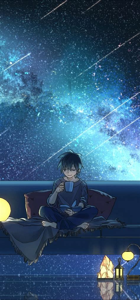 1440 x 3088 anime wallpaper.